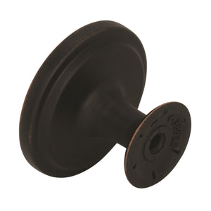 Amerock Cabinet Knob Oil Rubbed Bronze 1-3/8 inch (35 mm) Diameter Crawford 1 Pack Drawer Knob Cabinet Hardware
