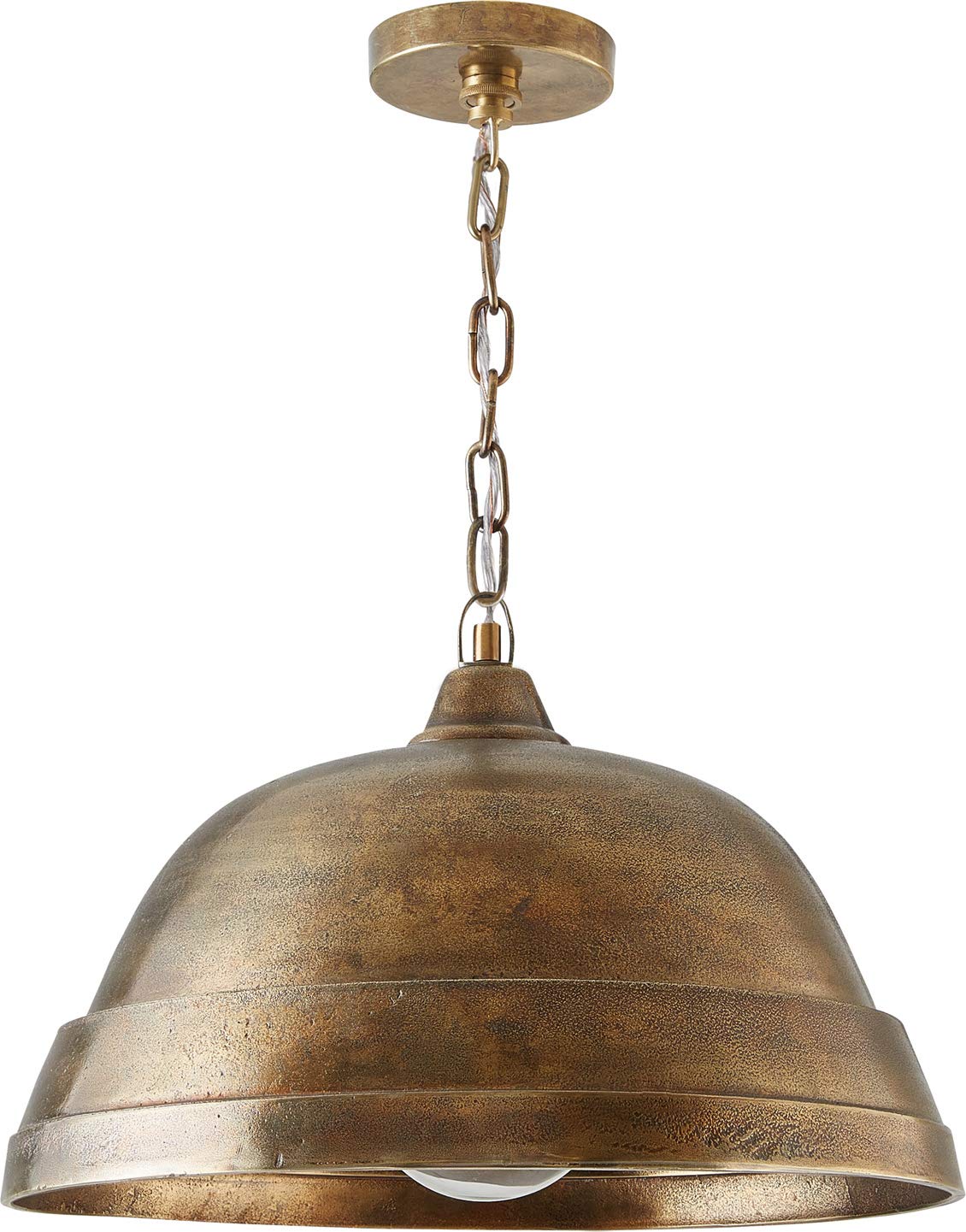 Capital Lighting 330311XB Sedona 1 Light Pendant Oxidized Brass