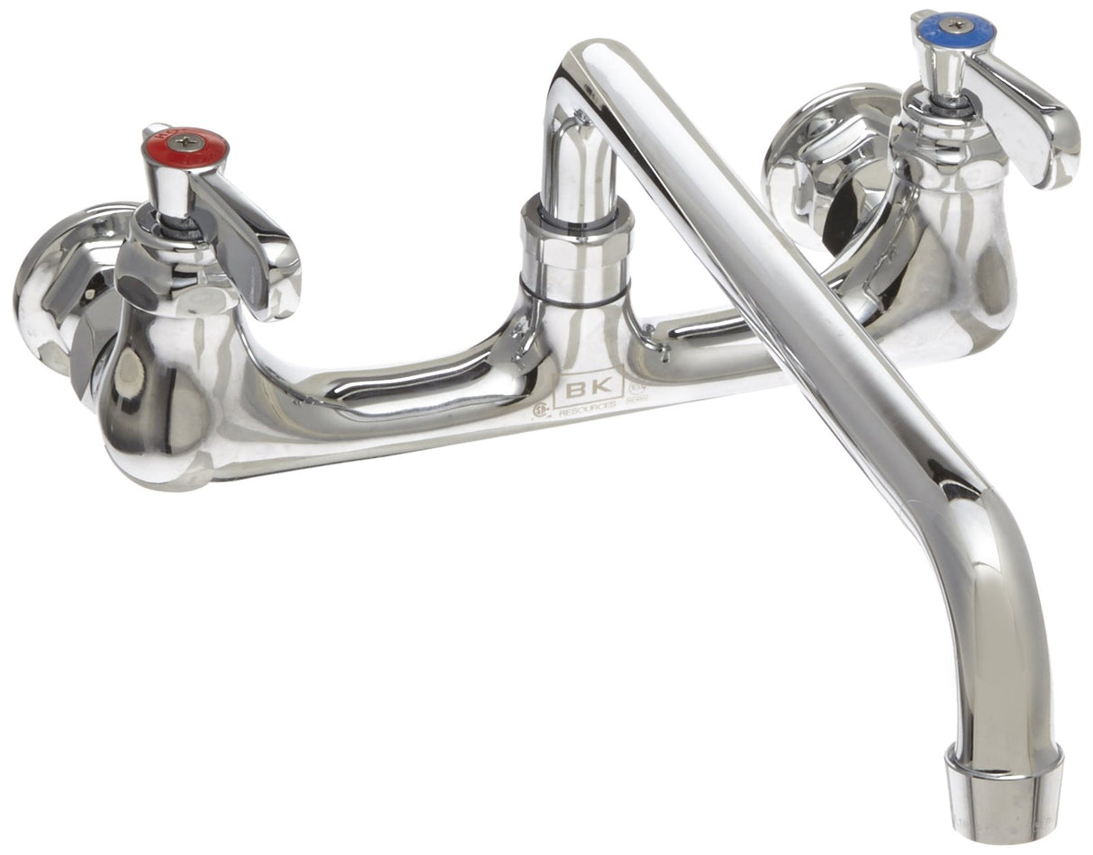 John Boos PBF-14-SLF Low-Lead Heavy Duty Splashmount Faucet, for ProBowl Sinks, Low-Lead, 14" Swing Spout