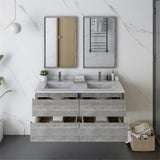 Fresca FCB31-2424ASH-CWH-U Modern Bathroom Vanity