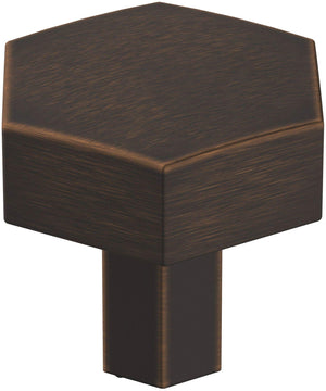 Amerock Cabinet Knob Oil Rubbed Bronze 1-1/4 inch (32 mm) Diameter Caliber 1 Pack Drawer Knob Cabinet Hardware