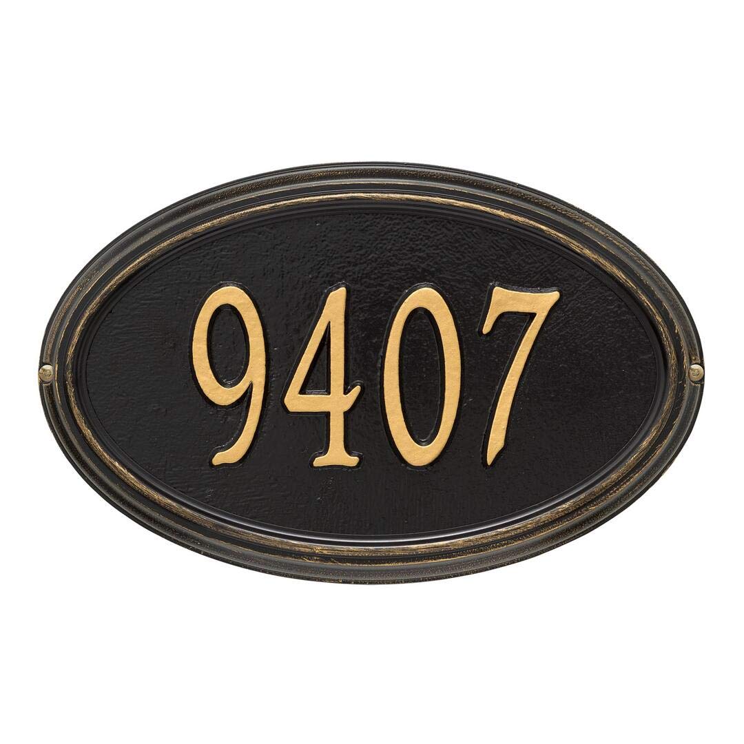 Whitehall 1298BG - Personalized Concord Oval Plaque - Standard -Wall - 1 Line