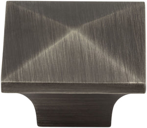 Jeffrey Alexander 595DBAC 1-1/4" Overall Length Brushed Oil Rubbed Bronze Pyramid Cairo Cabinet Knob