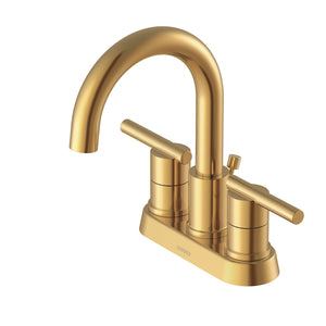 Gerber D307158BB Parma Two Handle Centerset Bathroom Faucet With Metal Pop-up DRA...