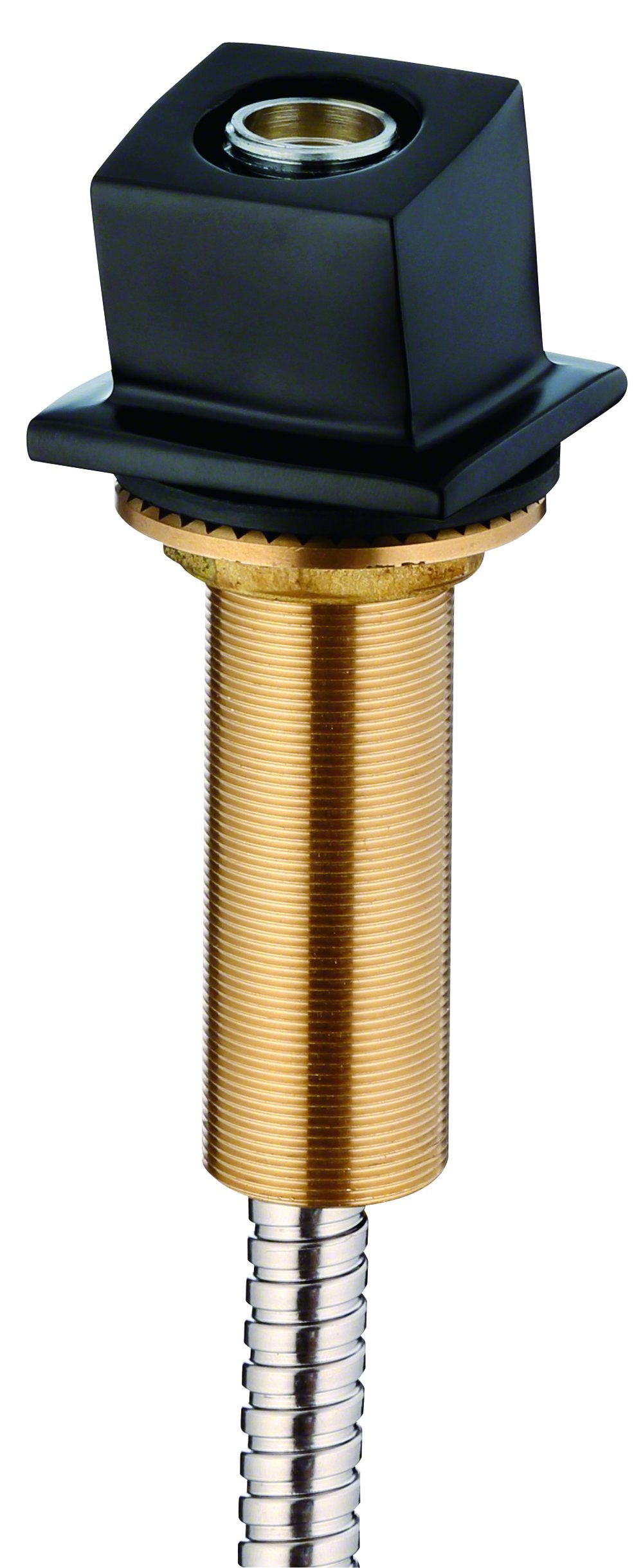 Gerber D491122BS Satin Black Square Roman Tub Personal Spray Rough-in