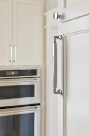 Amerock Cabinet Pull Polished Chrome 8-13/16 inch (224 mm) Center-to-Center Stature 1 Pack Drawer Pull Cabinet Handle Cabinet Hardware