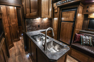Premier Copper Products BS15EN2 15-Inch Square Hammered Copper Bar/Prep Sink in Nickel w/ 2-Inch Drain Opening