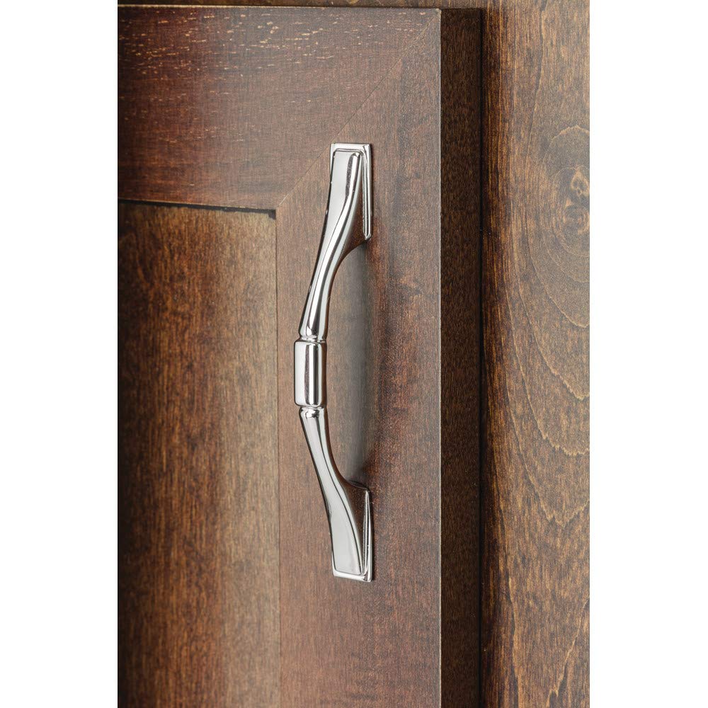 Elements 937-96MB 96 mm Center-to-Center Matte Black Square Hammond Cabinet Pull