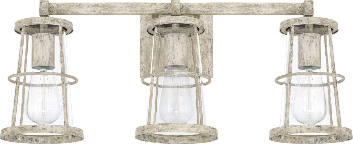 Capital Lighting 127431MS Beaufort 3 Light Vanity Mystic Sand