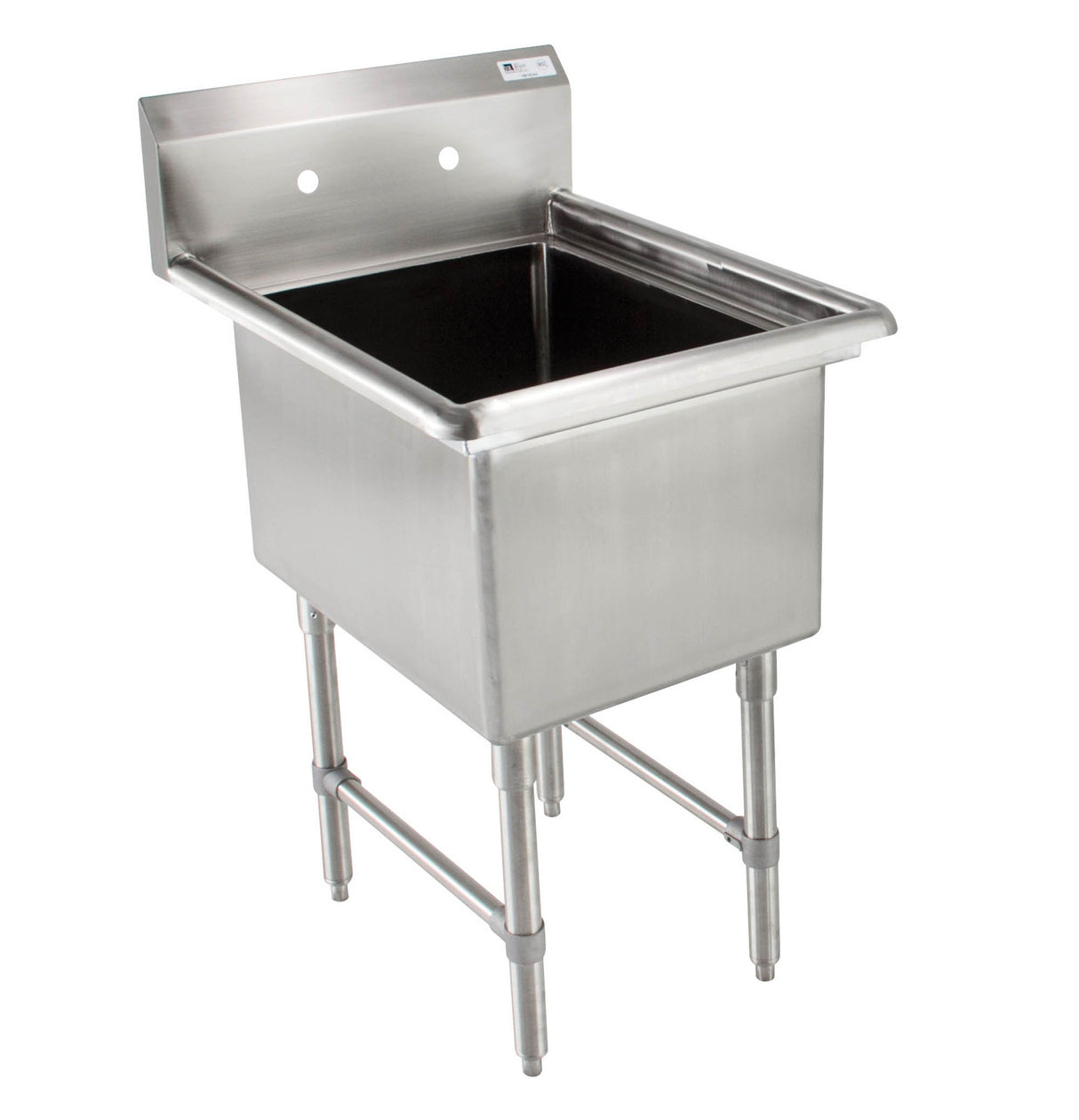 John Boos 1B16204 B Series Stainless Steel Sink, 14" Deep Bowl, 1 Compartment, 21" Length x 25-1/2" Width