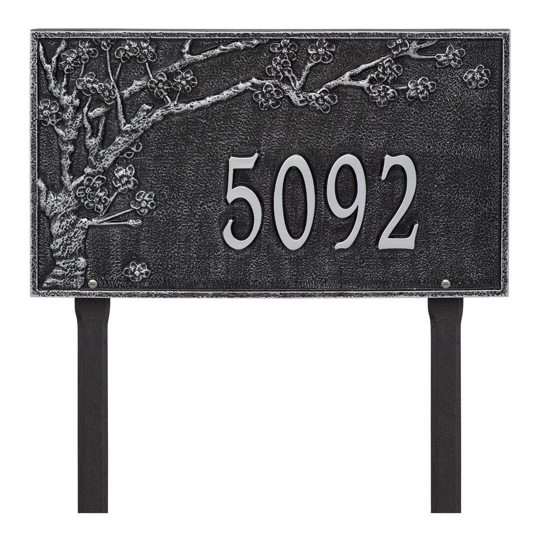 Whitehall 2520BS - Personalized Spring Blossom Plaque - Estate - Lawn - 1 Line