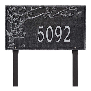 Whitehall 2520BS - Personalized Spring Blossom Plaque - Estate - Lawn - 1 Line