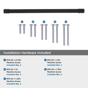 Amerock Appliance Pull Black Bronze 12 inch (305 mm) Center to Center Blackrock 1 Pack Drawer Pull Drawer Handle Cabinet Hardware