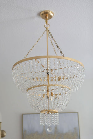 Crystorama 610-FB  Rylee 8 Light Forged Bronze Chandelier