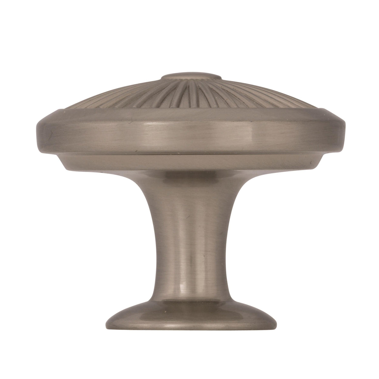 Amerock Cabinet Knob Satin Nickel 1-3/8 inch (35 mm) Diameter Crawford 1 Pack Drawer Knob Cabinet Hardware