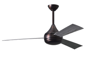 Matthews Fan DA-BB-BW Donaire wet location 3-Blade paddle fan constructed of 316 Marine Grade Stainless Steel