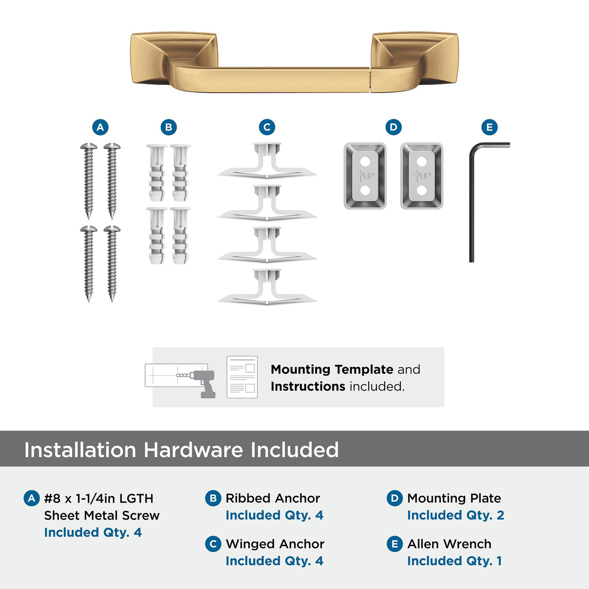 Amerock BH36011CZ Champagne Bronze Pivoting Double Post Toilet Paper Holder 10-5/8 in. (270 mm) Toilet Tissue Holder Highland Ridge Bath Tissue Holder Bathroom Hardware Bath Accessories