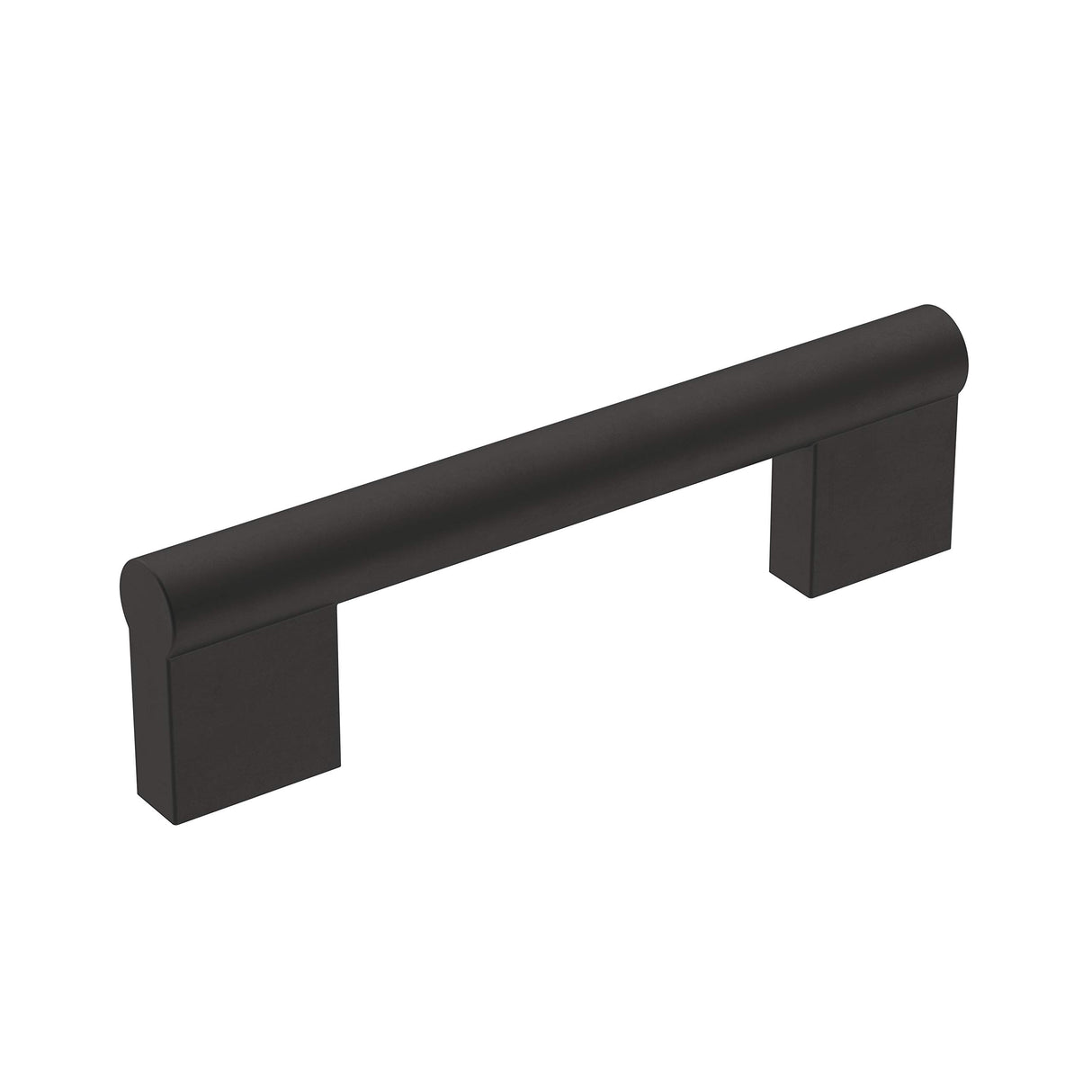 Amerock Cabinet Pull Matte Black 3-3/4 inch (96 mm) Center-to-Center Versa 1 Pack Drawer Pull Cabinet Handle Cabinet Hardware