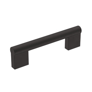 Amerock Cabinet Pull Matte Black 3-3/4 inch (96 mm) Center-to-Center Versa 1 Pack Drawer Pull Cabinet Handle Cabinet Hardware