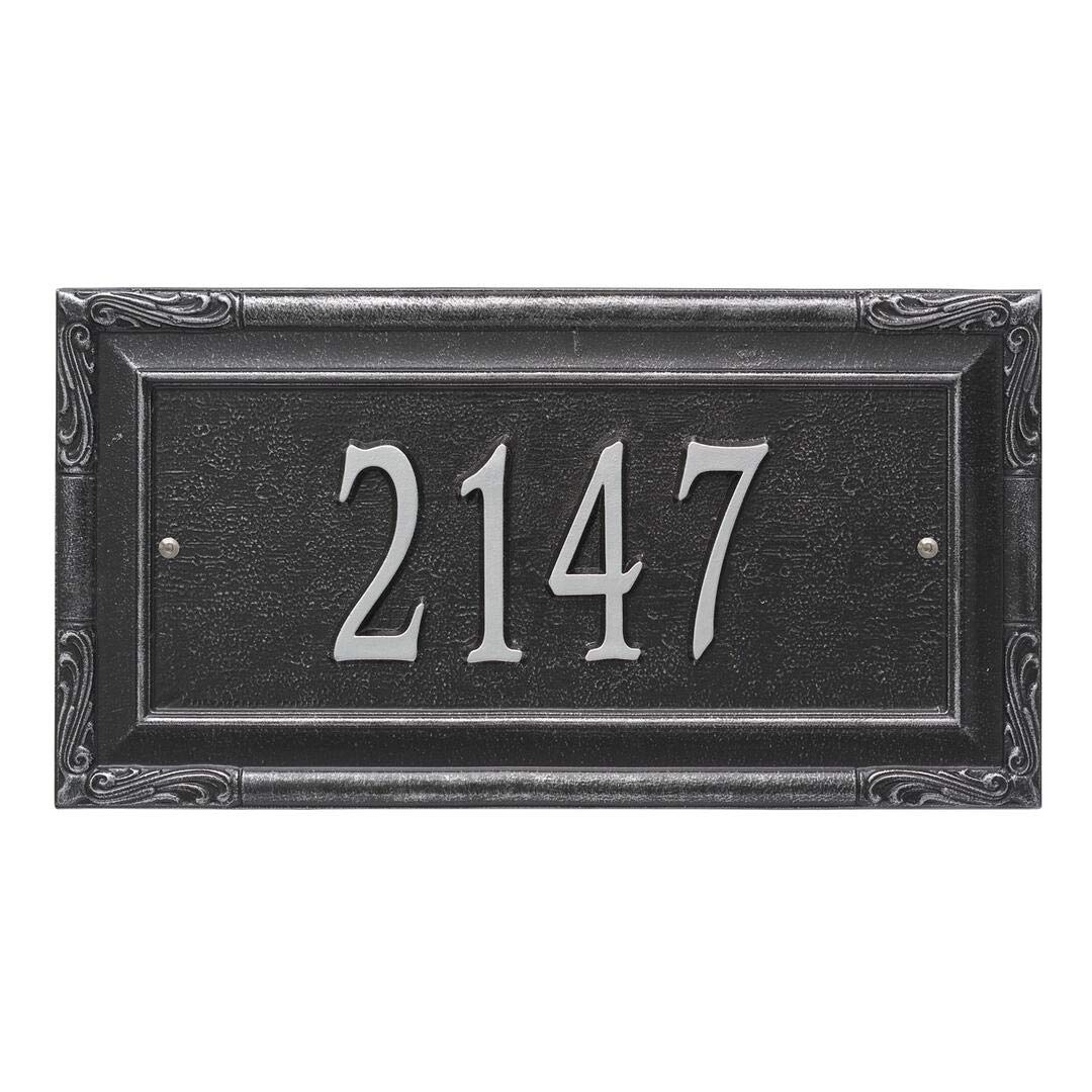 Whitehall 3286BS - Personalized Gardengate Plaque - Grande - Wall - 1 line
