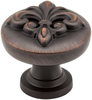Jeffrey Alexander 218DBAC 1-3/8" Diameter Brushed Oil Rubbed Bronze Lafayette Cabinet Knob