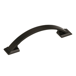 Amerock Cabinet Pull Black Bronze 3-3/4 inch (96 mm) Center to Center Candler 1 Pack Drawer Pull Drawer Handle Cabinet Hardware