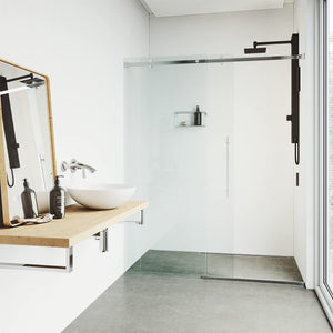 VIGO 20" W x 39" H Gardenia 2-Jet Matte Black Shower Panel, Thermostatic, Volume, Dual Function Control Type and Handheld Showerhead - VG08016MB