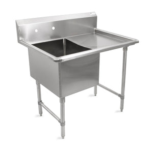 John Boos 1B184-1D18R B Series Stainless Steel Sink, 14
