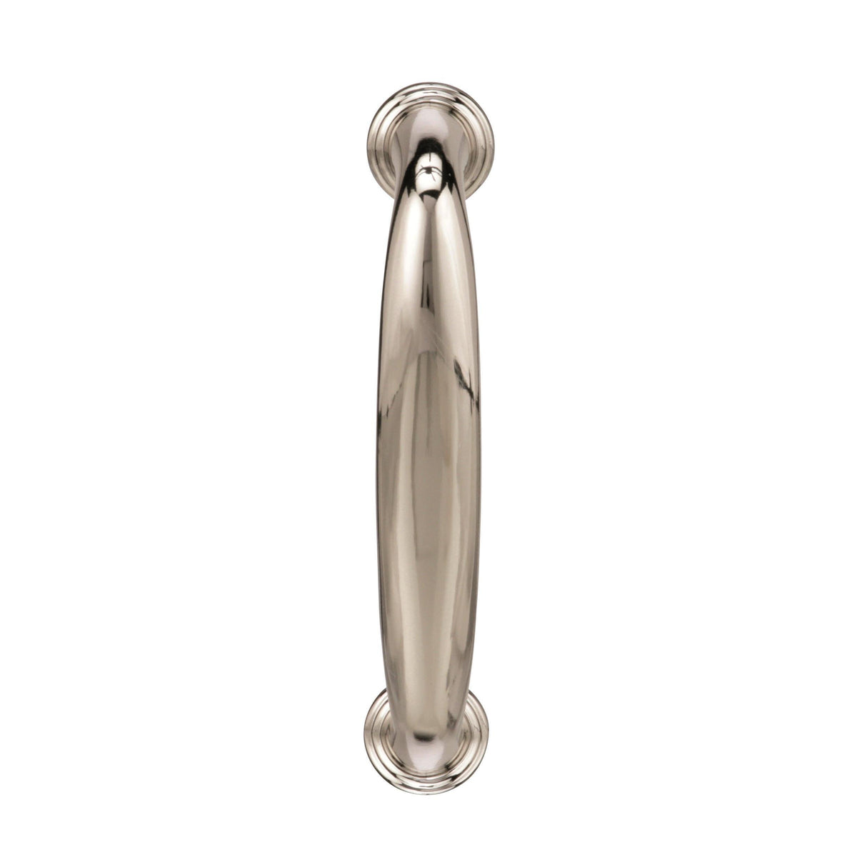 Amerock Cabinet Pull Polished Nickel 3 inch (76 mm) Center to Center Kane 1 Pack Drawer Pull Drawer Handle Cabinet Hardware