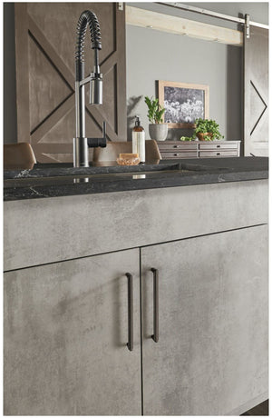 Jeffrey Alexander 259-192BNBDL 192 mm Center-to-Center Brushed Pewter Lexa Cabinet Pull