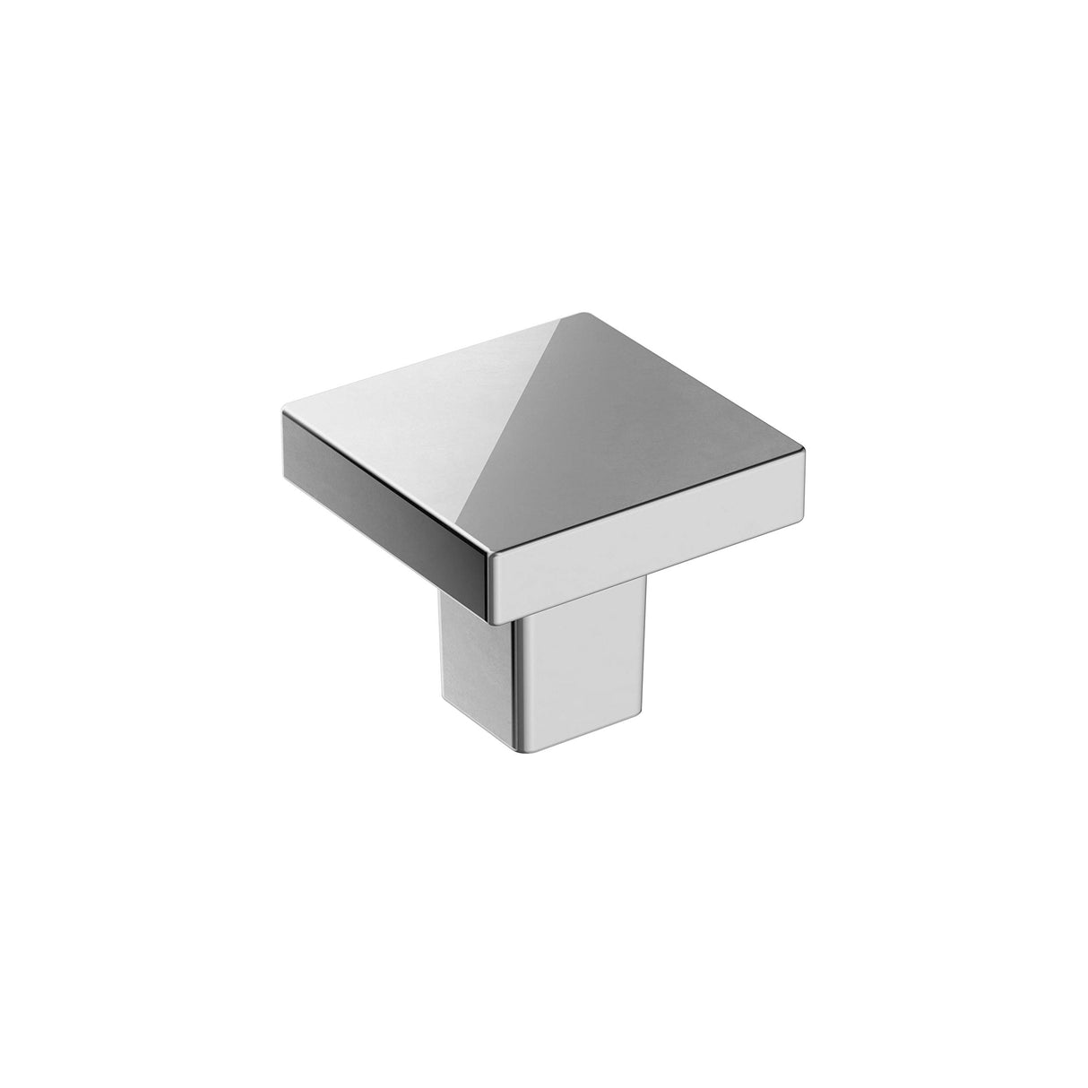 Amerock Cabinet Knob Polished Chrome 1-3/16 inch (30 mm) Length Monument 1 Pack Drawer Knob Cabinet Hardware