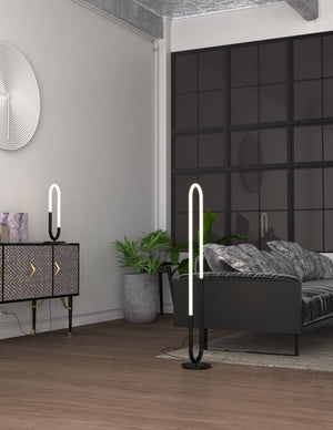 Kuzco TL95121-BK HURON 21" TL Black 120V Touch dimmer LED 3000K 90CRI 11W