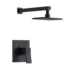 Gerber D501519BSTC Satin Black Avian Shower-only Trim Kit, 1.75GPM