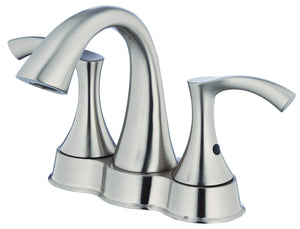 Gerber D301122BN Brushed Nickel Antioch Two Handle Centerset Lavatory Faucet