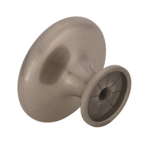 Amerock Cabinet Knob Satin Nickel 1-5/16 inch (33 mm) Diameter Inspirations 1 Pack Drawer Knob Cabinet Hardware