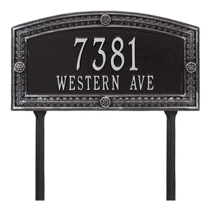 Whitehall 1875BS - Personalized Hamilton Plaque - Standard - Lawn - 2 line