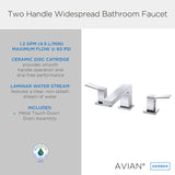 Gerber D304119 Chrome Avian Two Handle Widespread Lavatory Faucet