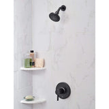 Gerber D511030BSTC Satin Black Amalfi Tub & Shower Trim Kit, 1.75GPM