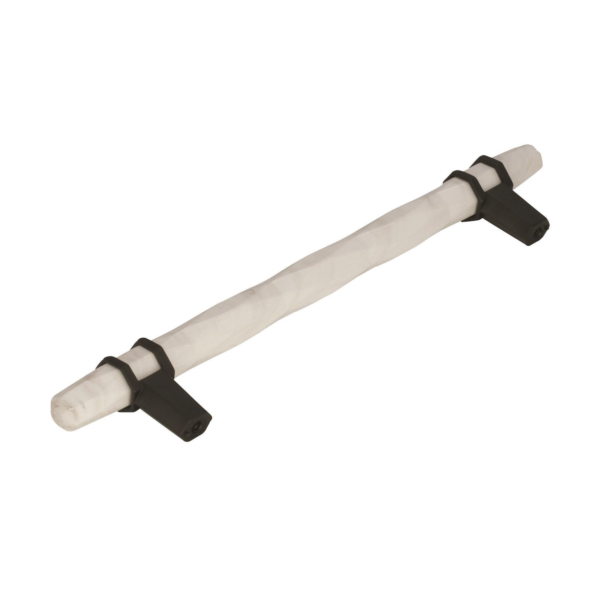 Amerock Cabinet Pull Marble White/Black Bronze 6-5/16 inch (160 mm) Center to Center Carrione 1 Pack Drawer Pull Drawer Handle Cabinet Hardware