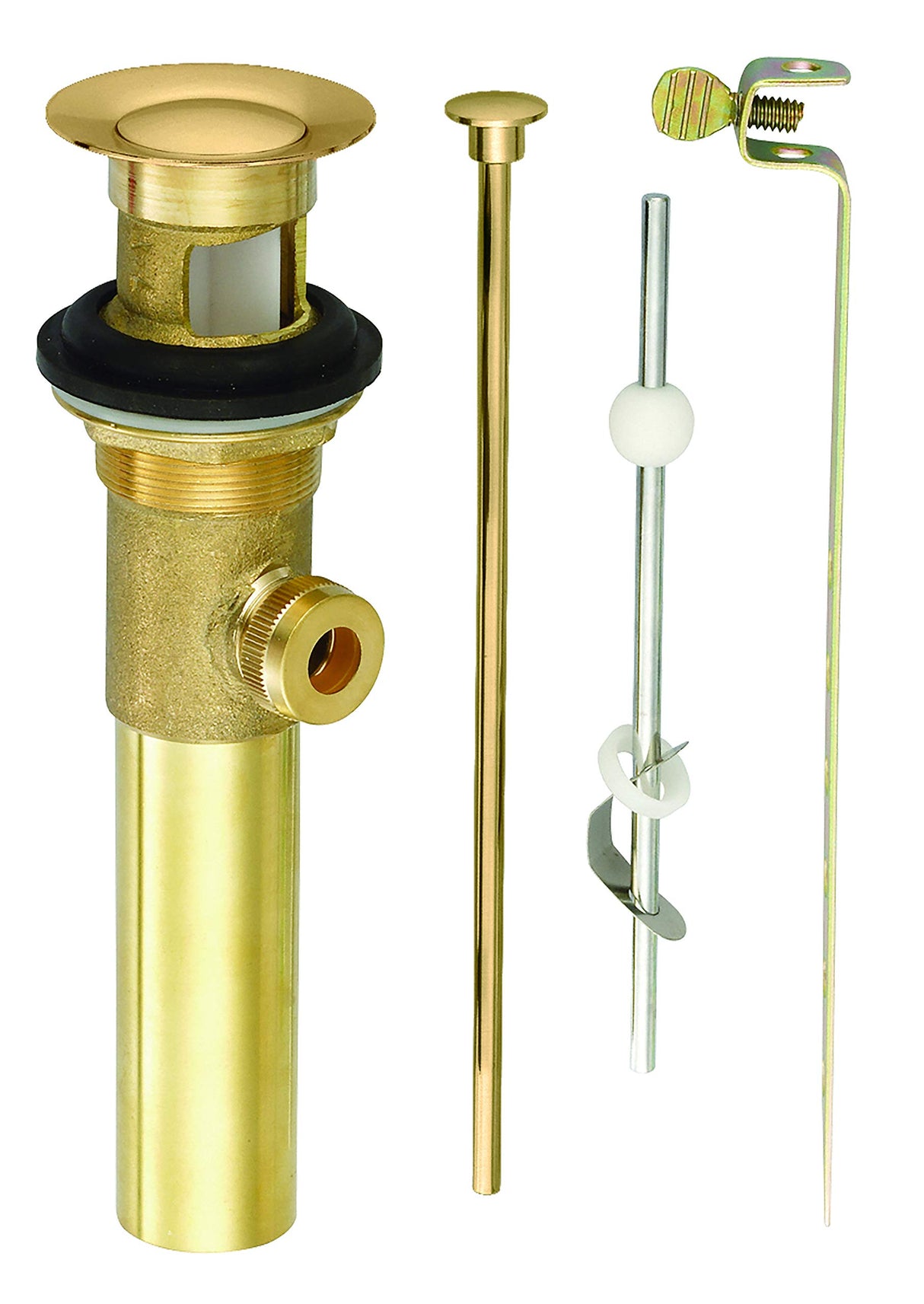 Gerber D495002BB Brushed Bronze 1 1/4" Metal Pop-up Drain Assembly With Lift Rod