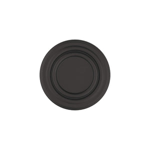 Amerock Cabinet Knob Matte Black 1-1/8 inch (29 mm) Diameter Ville 1 Pack Drawer Knob Cabinet Hardware