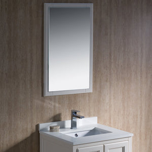 Fresca Bath FVN2024AW Oxford Vanity, 24", Antique White