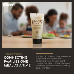 John Boos BWC 5 Oz All Natural Beeswax Moisture Cream for Wood Kitchen Cutting Boards, Chopping Block & Countertops, Food Safe Charcuterie Essential BOOS BEESWAX CREAM OZ