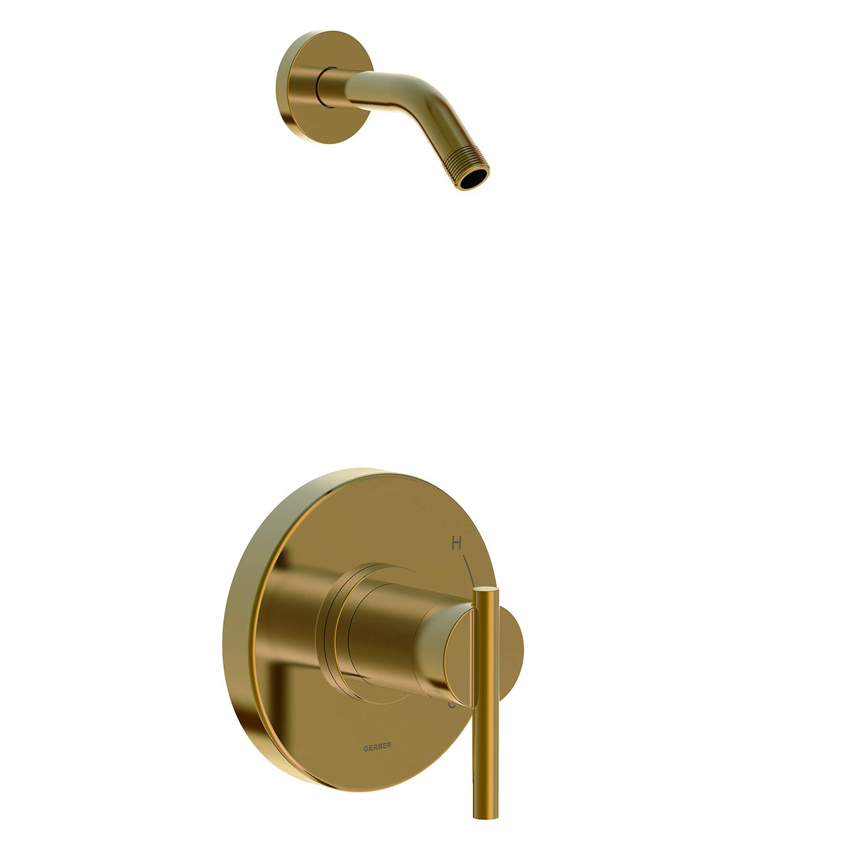 Gerber D510558LSBBTC Brushed Bronze Parma Shower-only Trim Kit, Without Showerhead