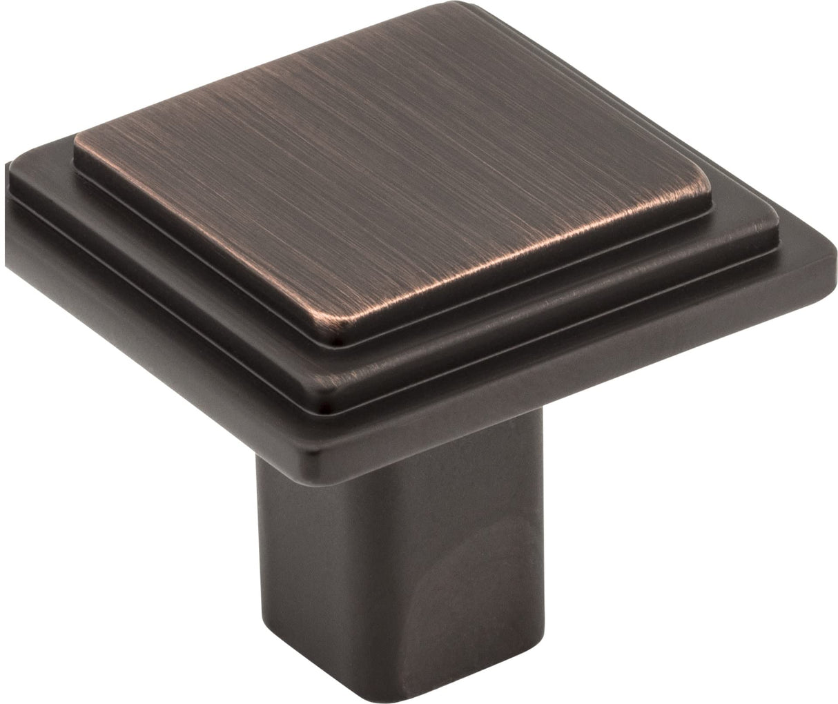 Elements 351L-DBAC 1-1/4" Overall Length Brushed Oil Rubbed Bronze Square Calloway Cabinet Knob