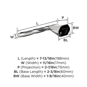 Amerock BH3604126 Chrome Single Post Toilet Paper Holder 7-13/16 in. (198 mm) Length Toilet Tissue Holder St. Vincent Bath Tissue Holder Bathroom Hardware Bath Accessories
