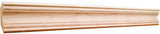 Hardware Resources MC2ALD 3/4" D x 4-7/8" H Alder Rope Crown Moulding