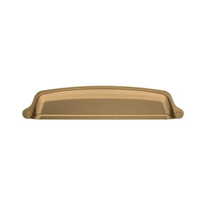 Amerock Cabinet Cup Pull Champagne Bronze 5-1/16 inch (128 mm) Center-to-Center Stature 1 Pack Drawer Pull Cabinet Handle Cabinet Hardware