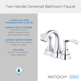 Gerber D301122 Chrome Antioch Two Handle Centerset Lavatory Faucet