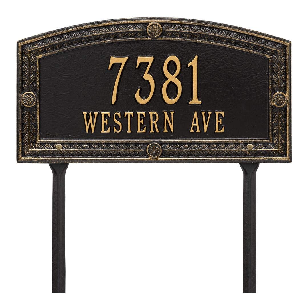 Whitehall 1875BG - Personalized Hamilton Plaque - Standard - Lawn - 2 line